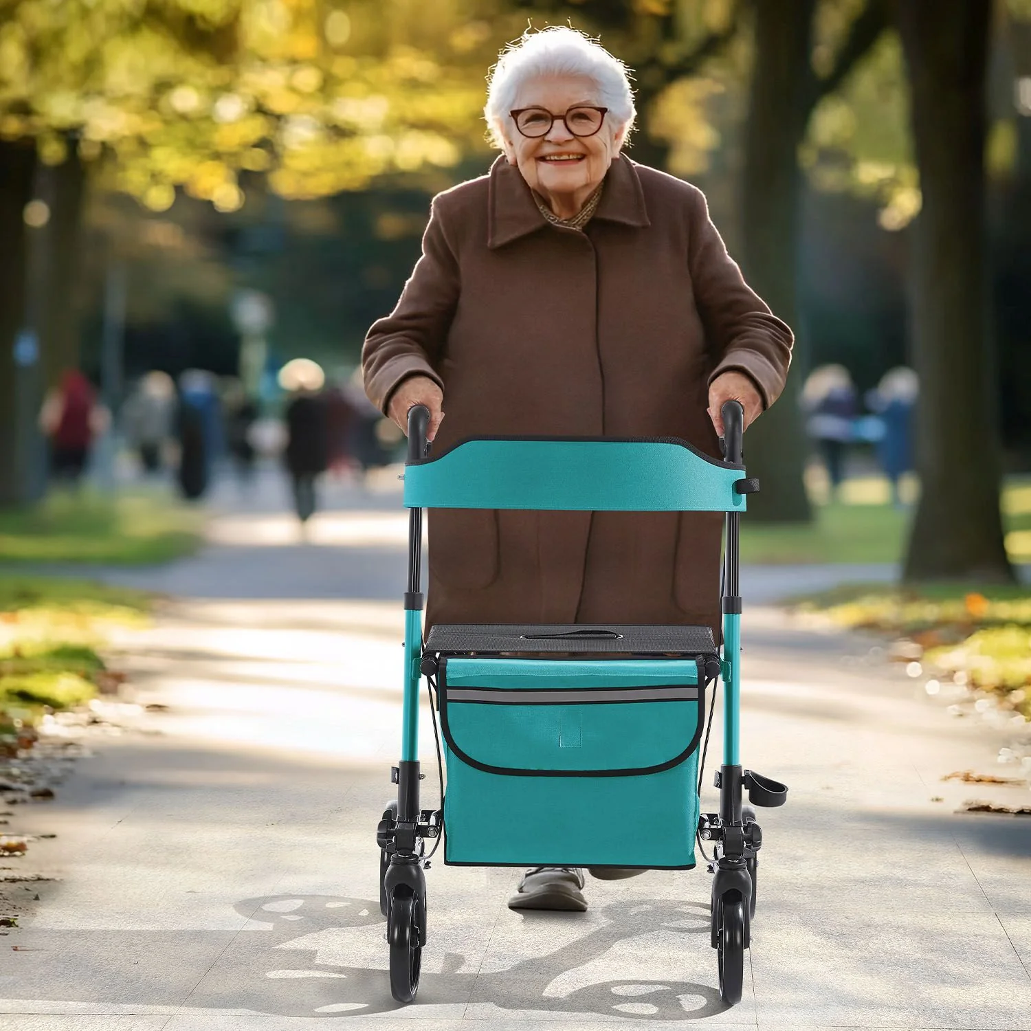 Aluminium Rollator Vital mit Sitz - Image 32