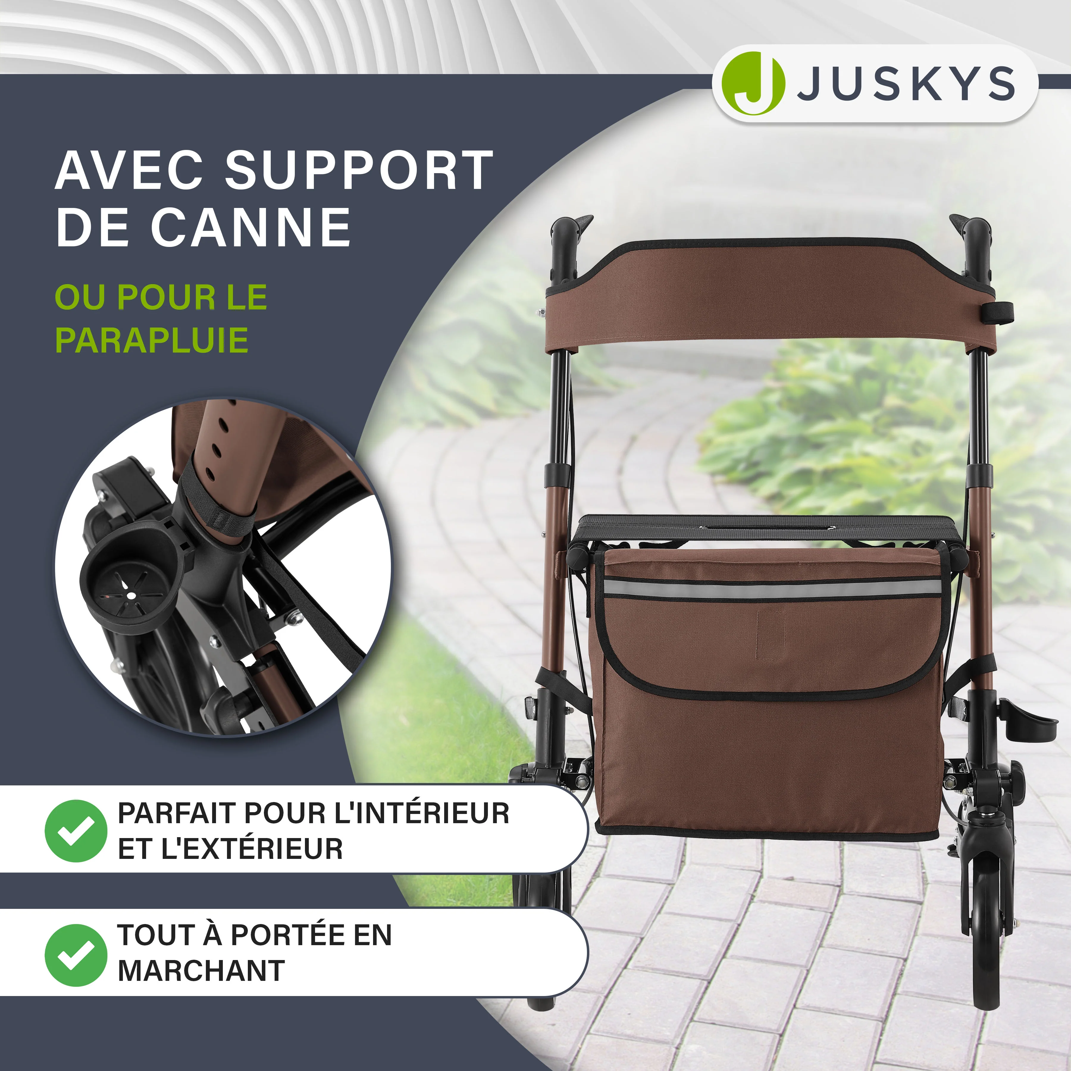 Aluminium Rollator Vital mit Sitz - Image 96
