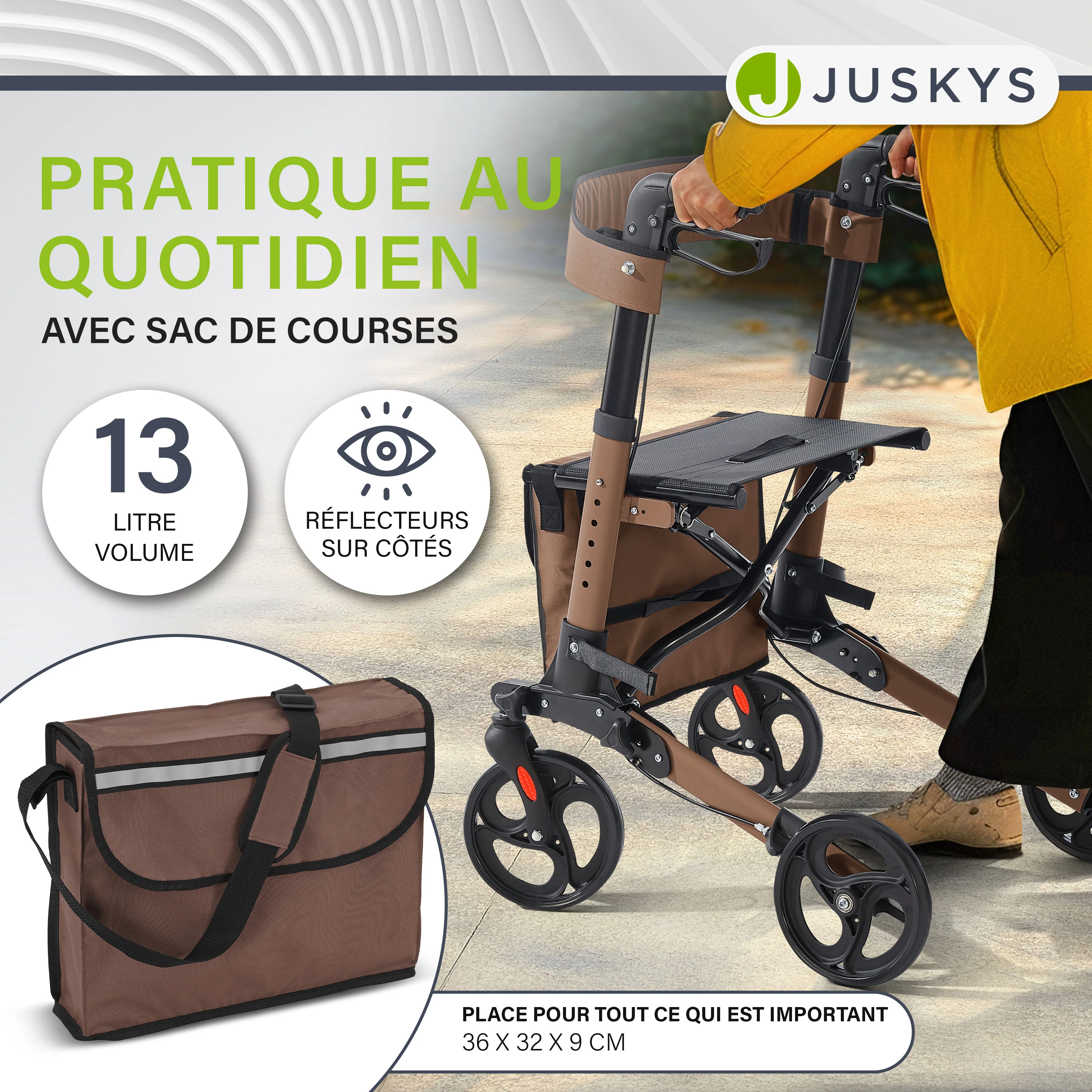 Aluminium Rollator Vital mit Sitz - Image 99
