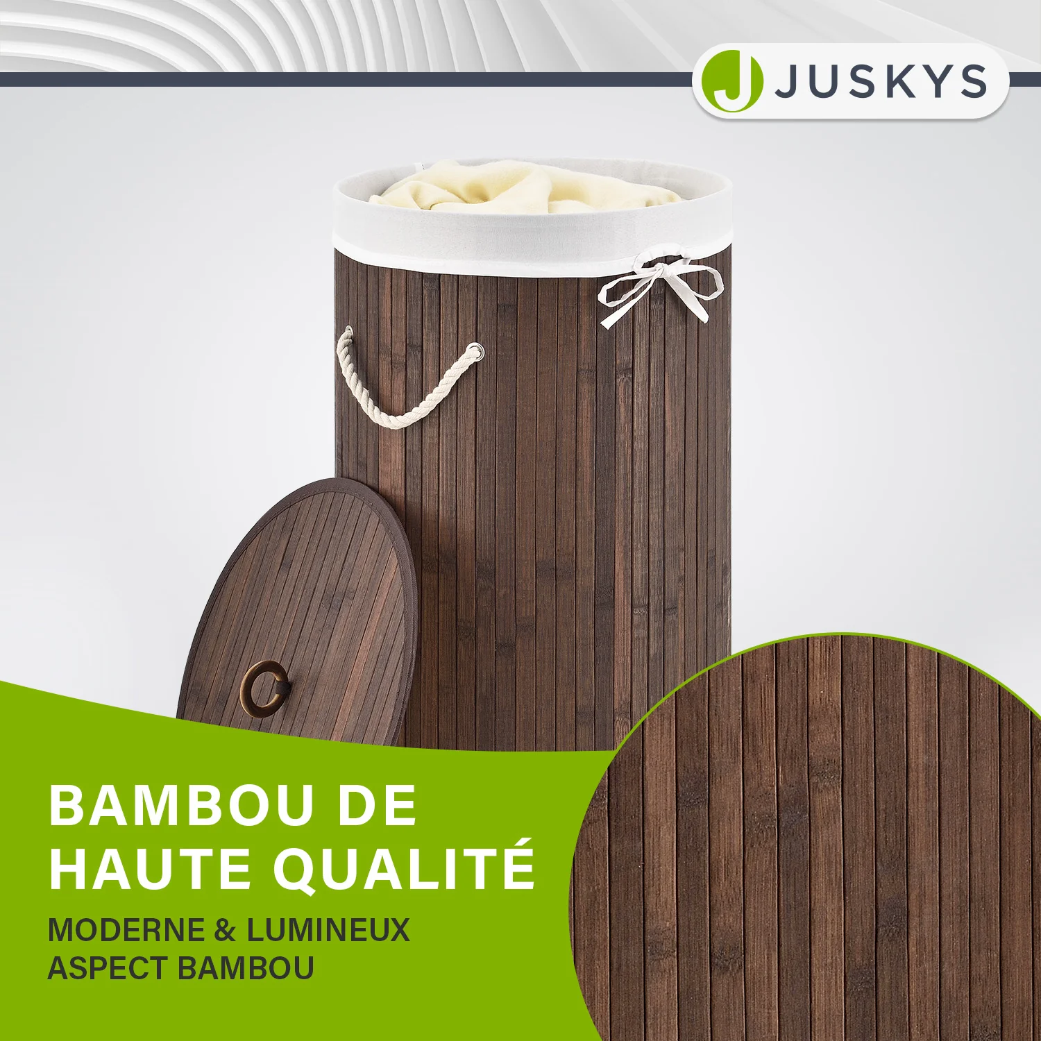 Bambus Wäschekorb Curly-Round - Image 45