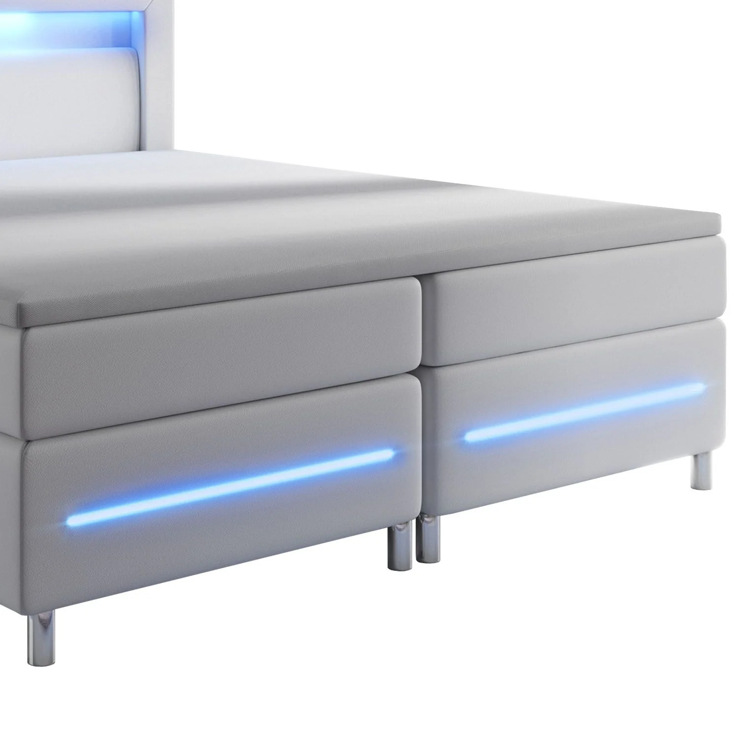 Boxspringbett Norfolk - Kunstleder - Image 4
