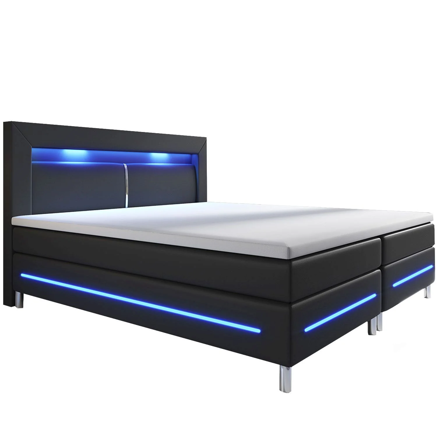 Boxspringbett Norfolk - Kunstleder - Image 7
