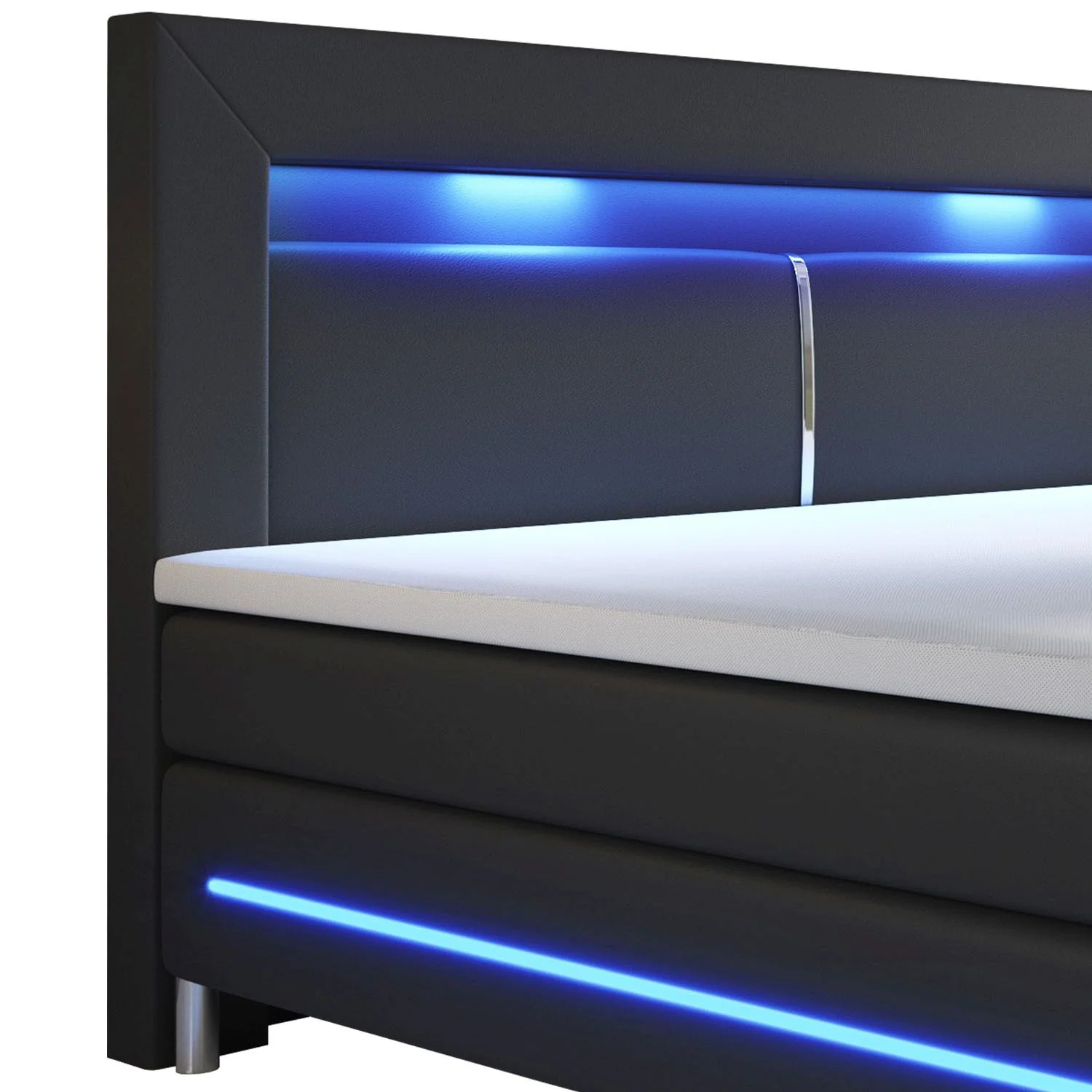Boxspringbett Norfolk - Kunstleder - Image 9
