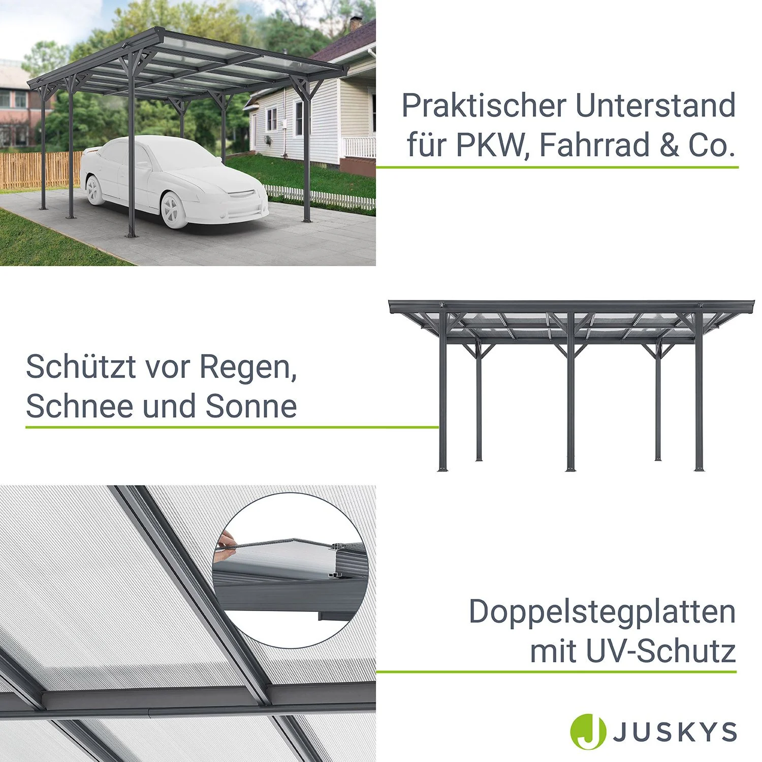 Carport 5x3 m - diverse Modelle - Image 4