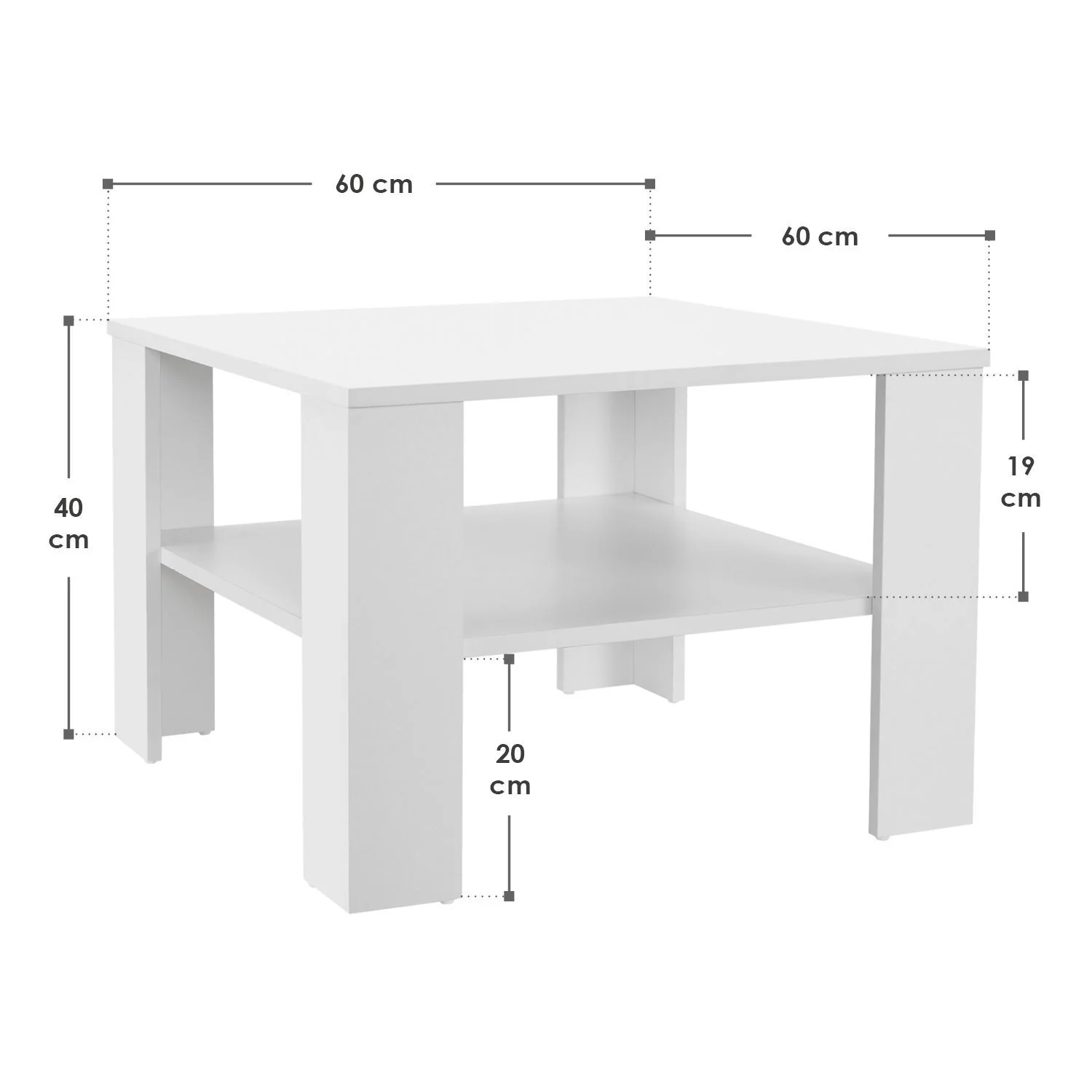 Couchtisch 60 x 60 x 40 cm - Image 10
