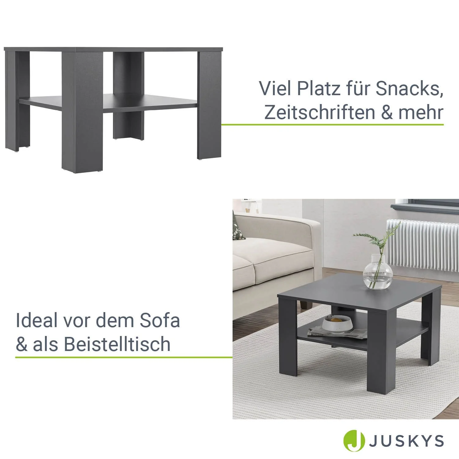 Couchtisch 60 x 60 x 40 cm - Image 15