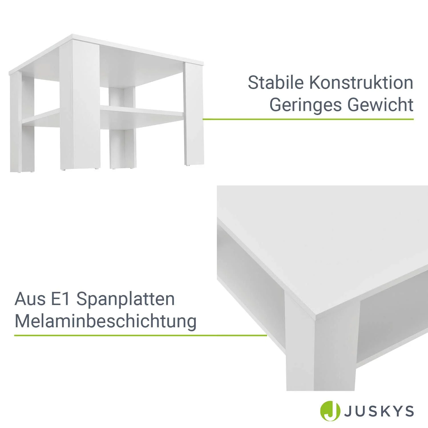 Couchtisch 60 x 60 x 40 cm - Image 4
