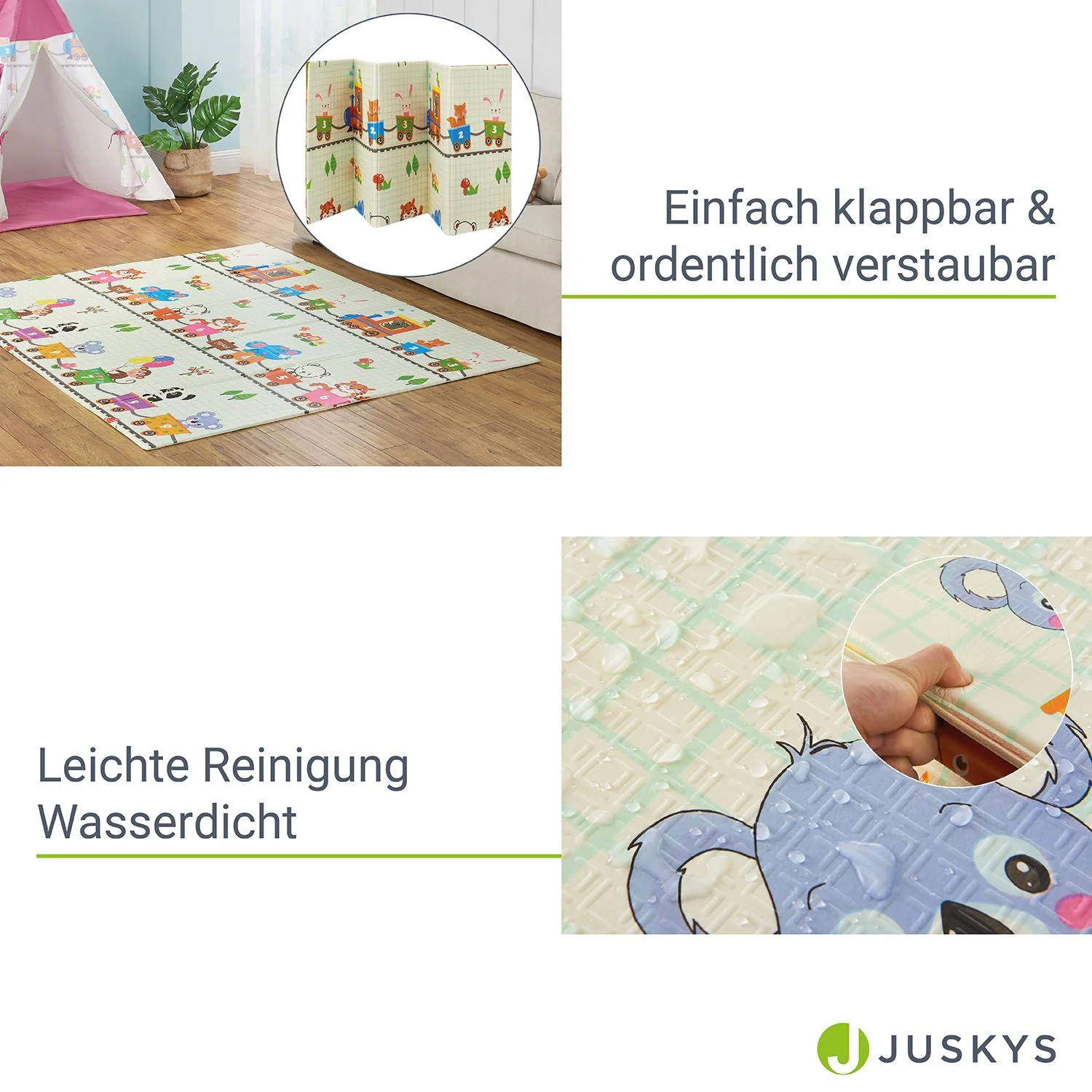 Spielmatte 180 x 200 cm mit diversen Tiermotiven - Image 29