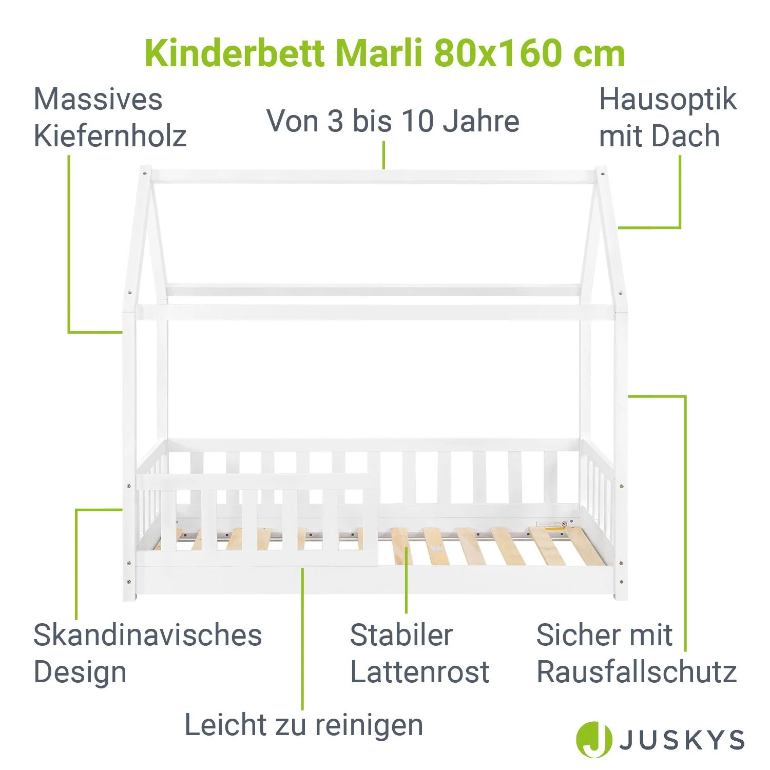 Kinderbett Marli 80 x 160 cm - Image 3