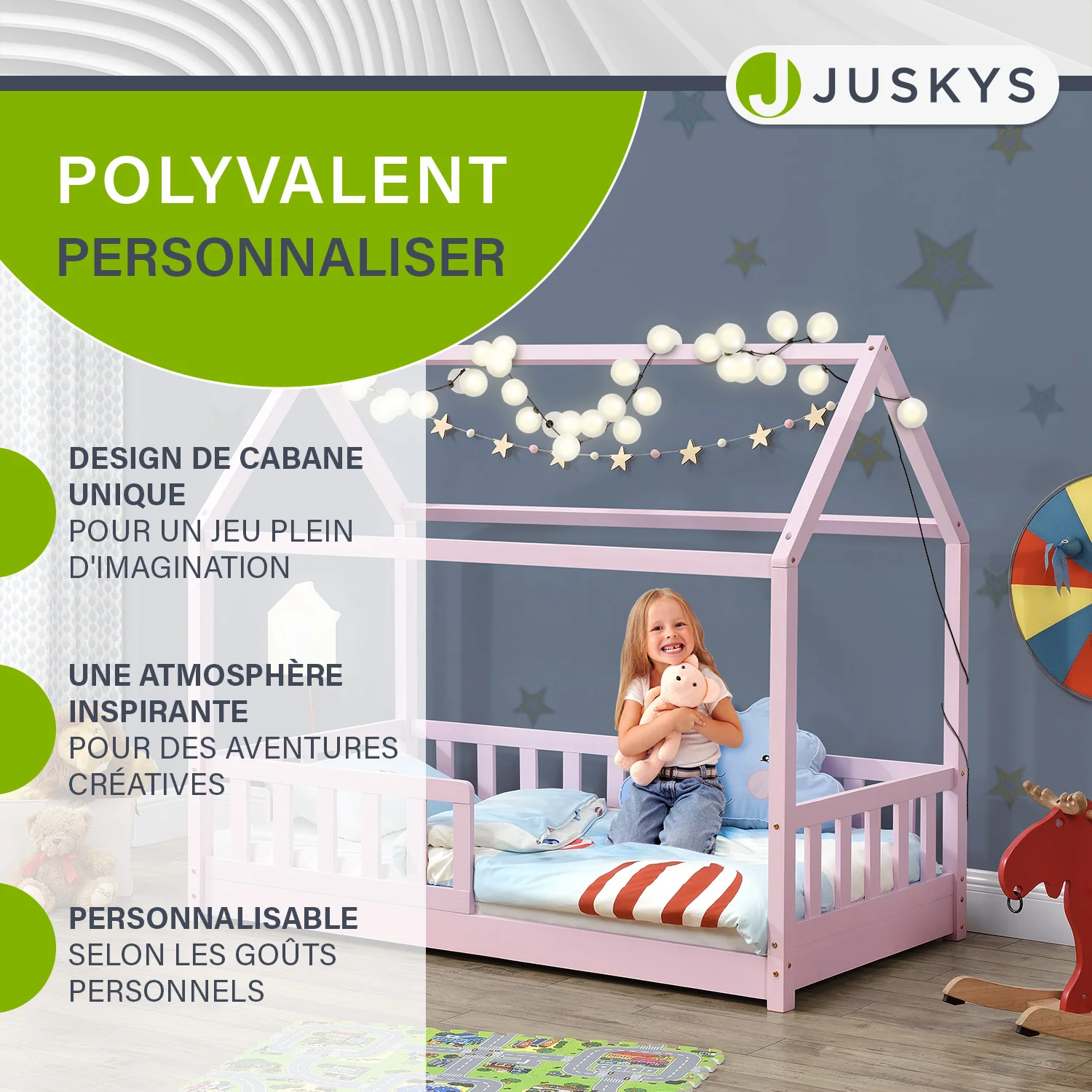 Kinderbett Marli 80 x 160 cm - Image 60