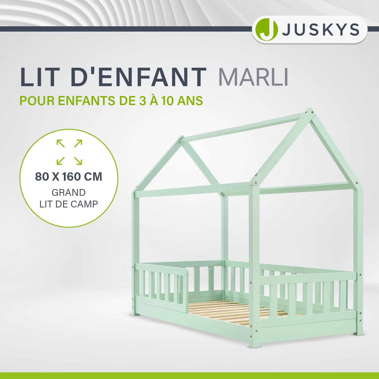 Kinderbett Marli 80 x 160 cm - Image 64