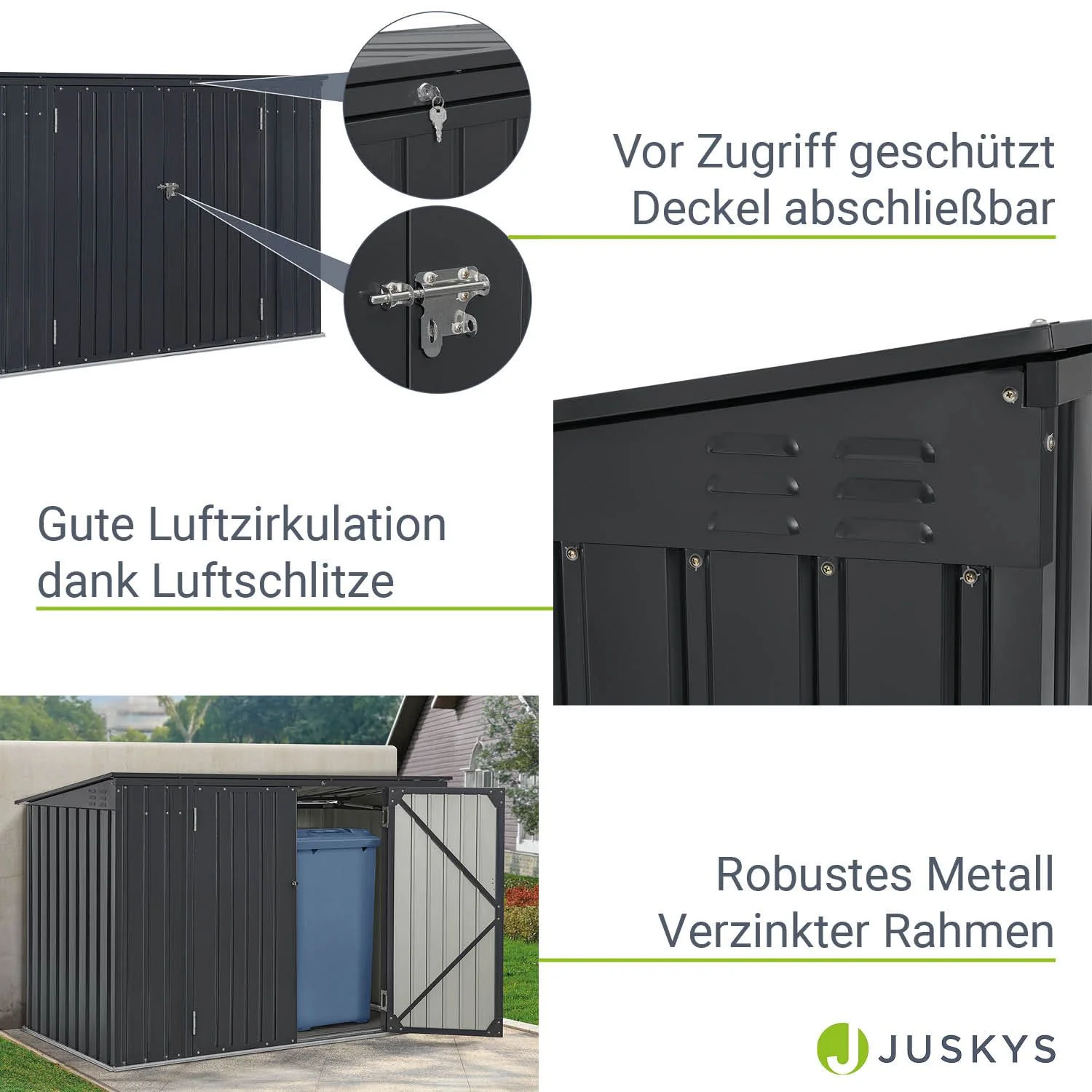 Mülltonnenbox Namur 1,9 m² - Image 5