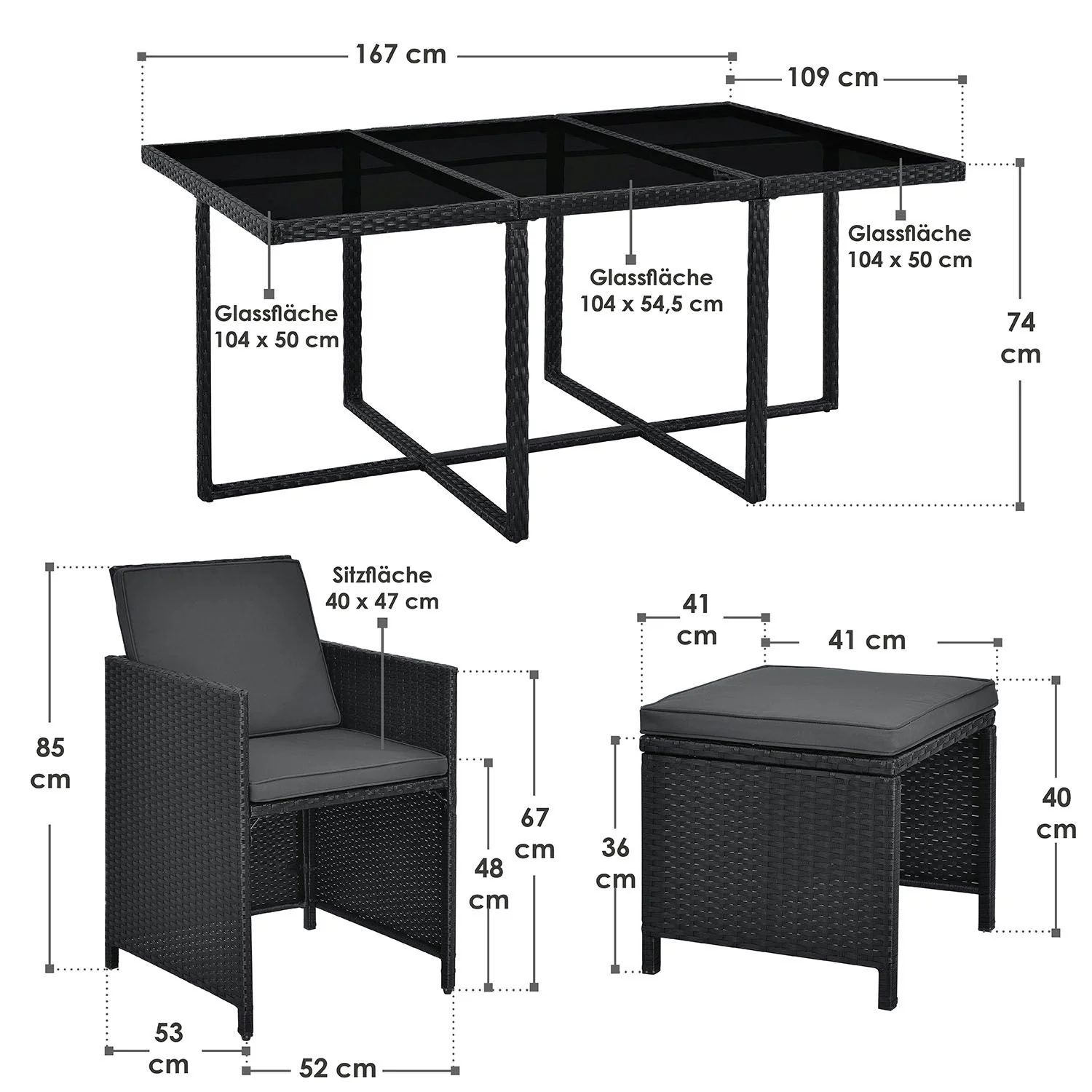 Polyrattan Sitzgruppe Baracoa - Image 22