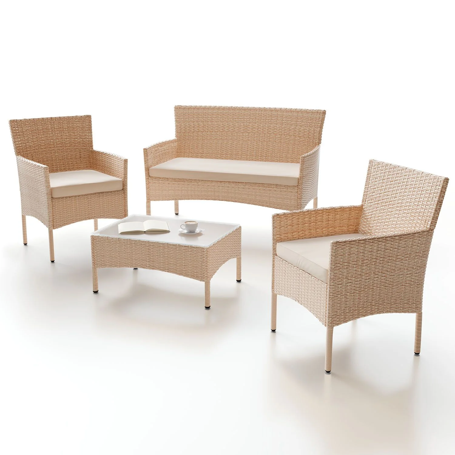 Polyrattan Sitzgruppe Fort Myers - Image 31