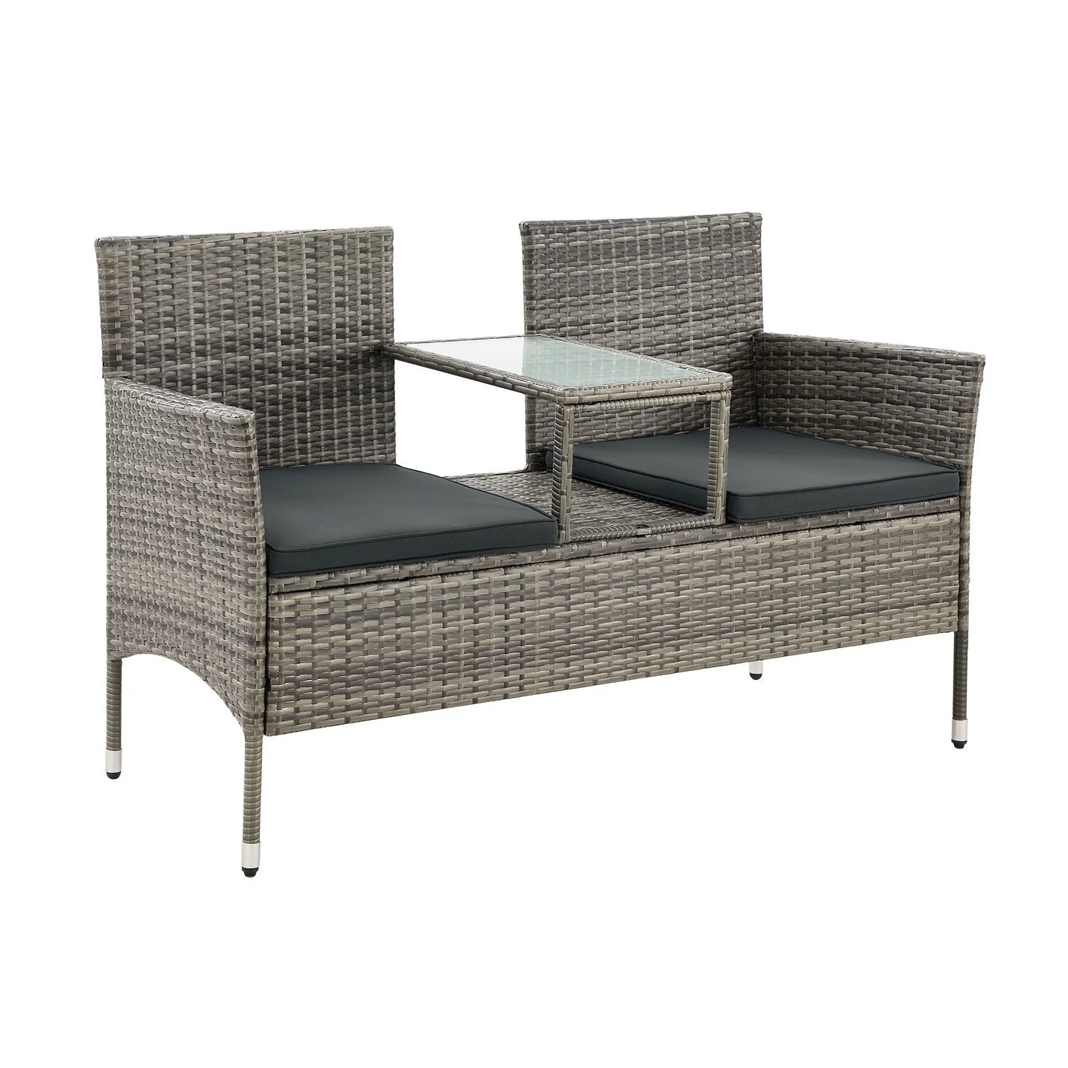 Polyrattan Sitzbank Monaco - Image 12