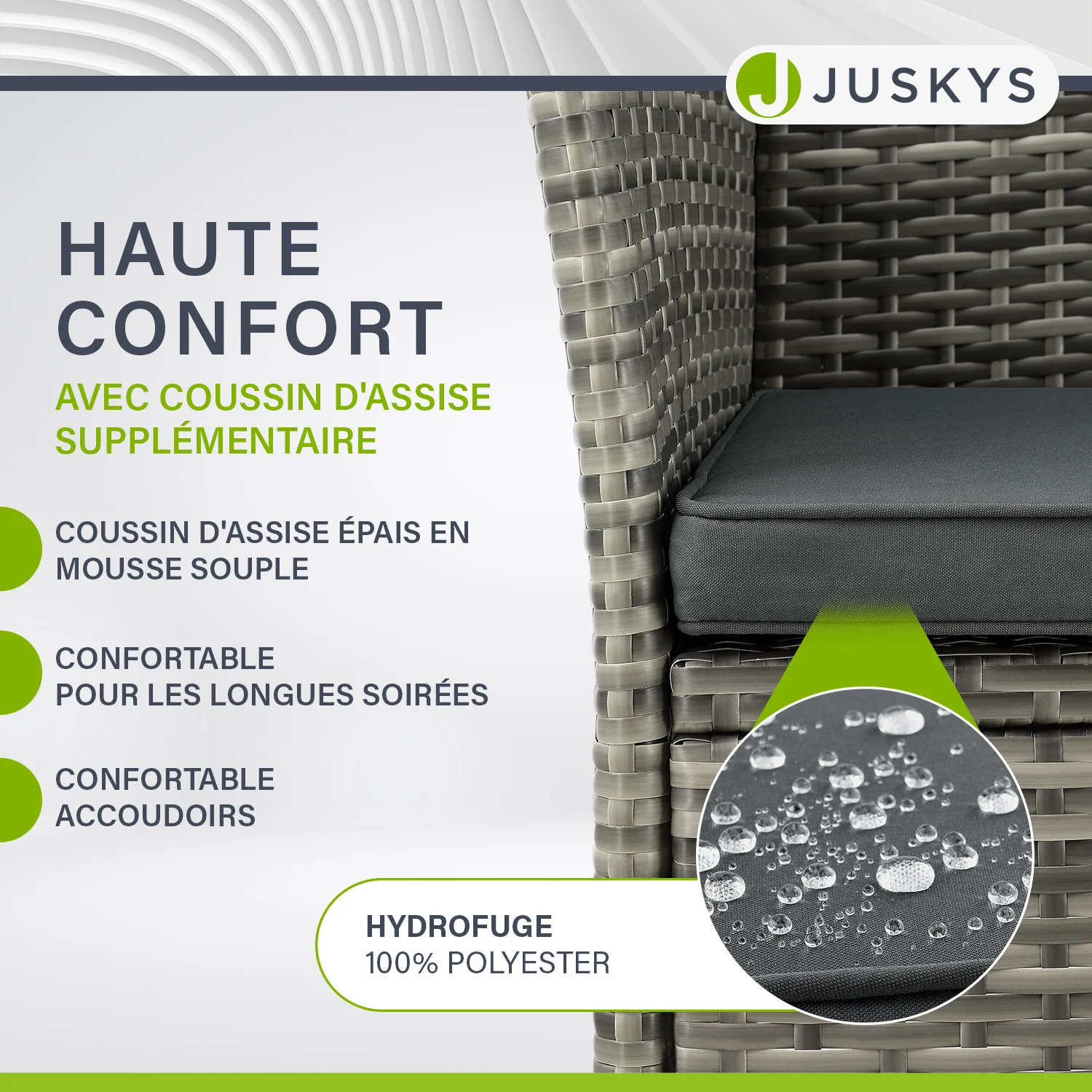 Polyrattan Sitzbank Monaco - Image 33
