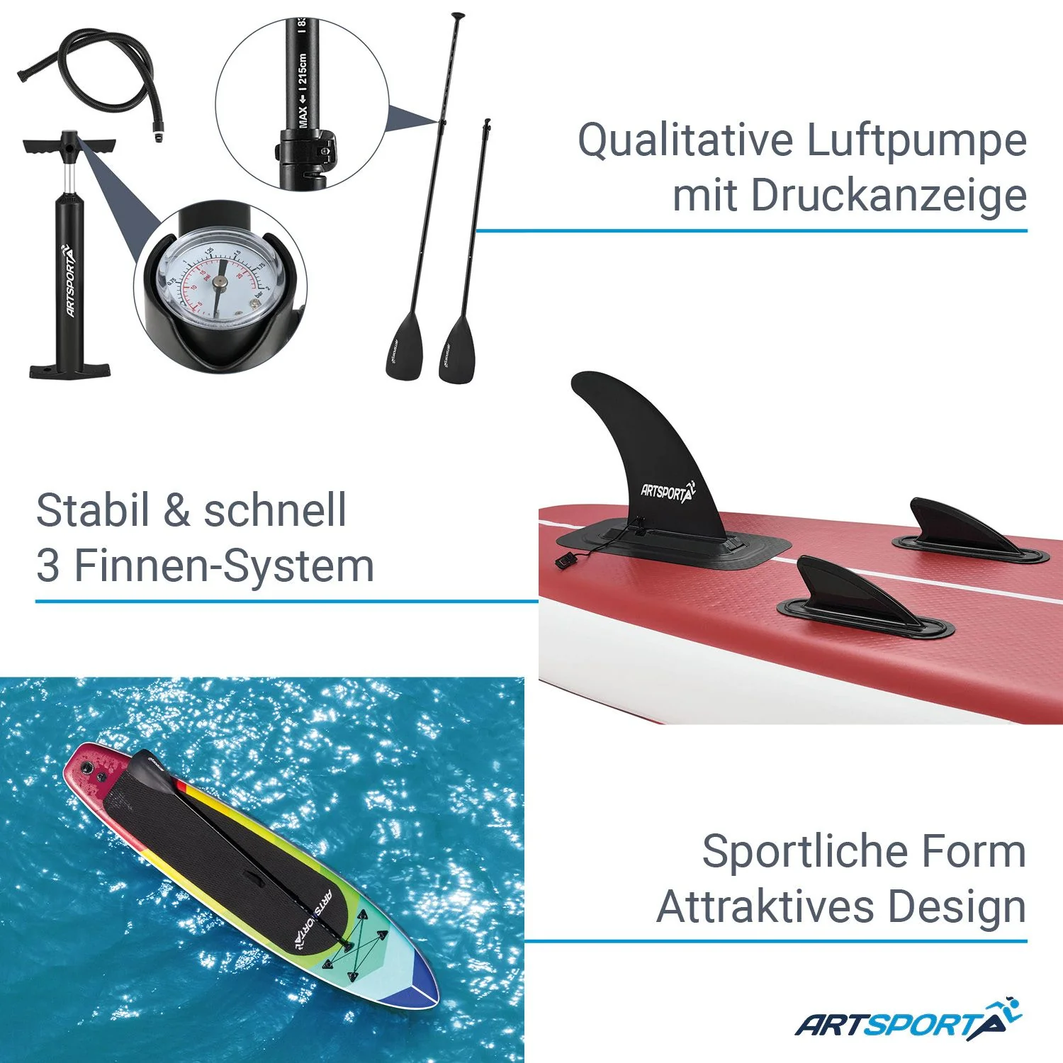 Stand Up Paddling Board - Komplett Set - Image 35