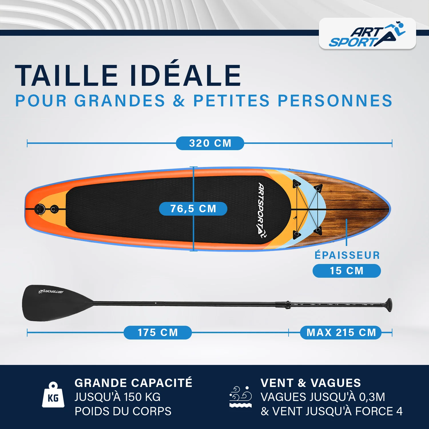 Stand Up Paddling Board - Komplett Set - Image 46