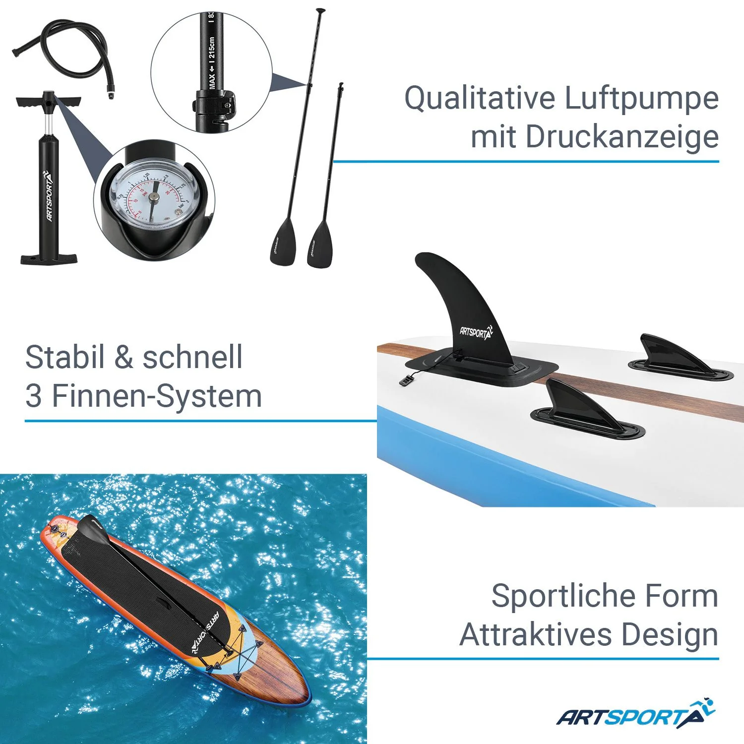 Stand Up Paddling Board - Komplett Set - Image 5